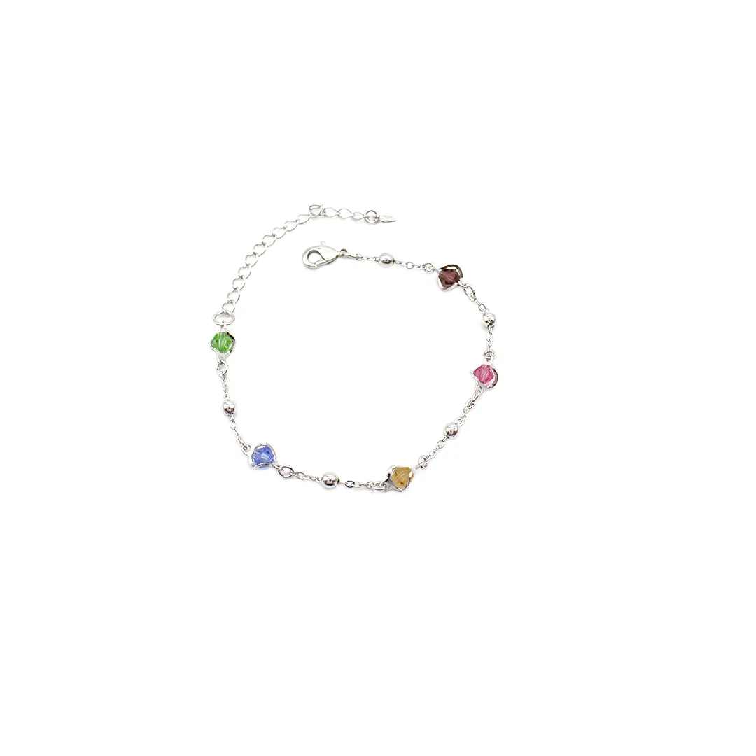 PL1425/PULSEIRA DE CRISTAIS COLORS